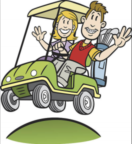 welcome-friends-golf-cart