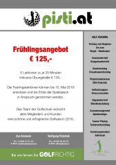 Frühjahrsangebot 2018