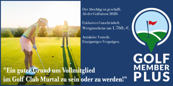 Golf Member Plus für Homepage