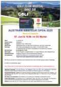 Ausschreibung 1. Austrian Amateur Open 2020