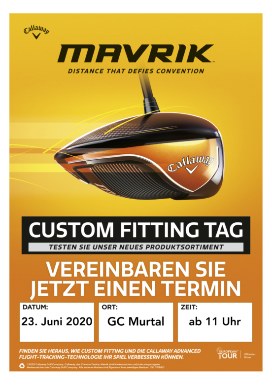 Poster Callaway Fitting Day 2020