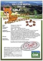 Ausschreibung Naschkatzen Golfturnier 2021