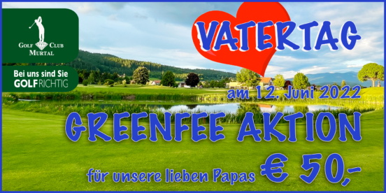 Vatertag Greenfeeaktion
