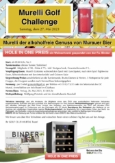 Ausschreibung Murelli Golf Challenge 2023